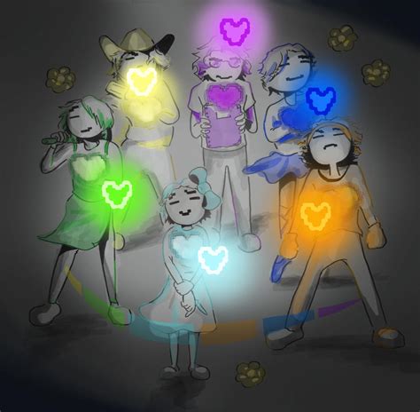 6 souls undertale|undertale the six human souls.